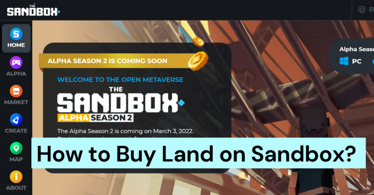 cómo comprar terrenos en sandbox